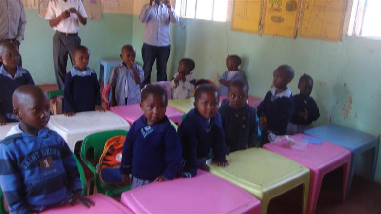 Kibera Nursary School - class 1