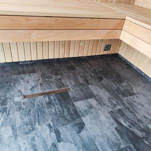 Sauna brakke 3,5 x 6 meter . 