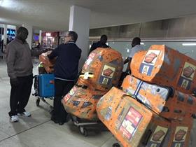 Meeting Robert at Kenyatta Airport