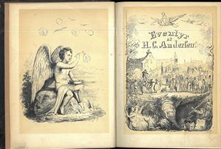 H. C. Andersen’s eventyr. Med 125 illustrationer efter originaltegninger af V. Pedersen, skaarne i træ af Ed. Kretzschmar. 