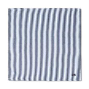 Lexington Striped Cotton Twill Napkin Blue/White