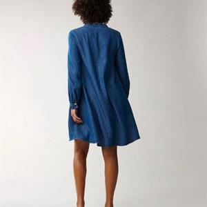 Lexington Ella Lyocell Dress, Medium Blue