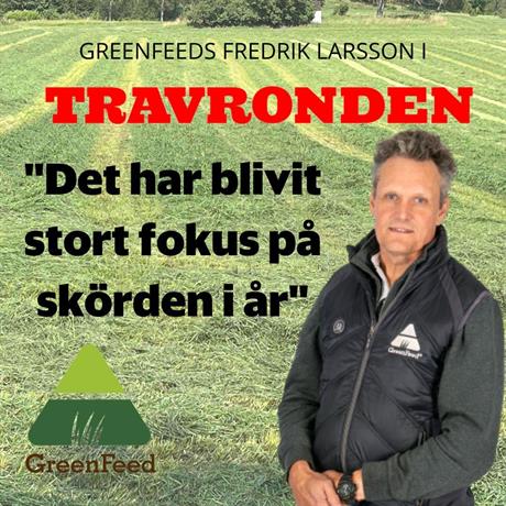 GreenFeeds vd intervjuas i Travronden: ”Regnet har hjälpt till”