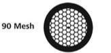 PELCO HONEYCOMB GRID, 90 MESH