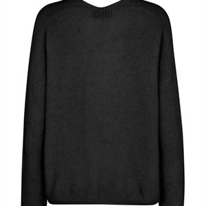 Mos Mosh Thora V-Neck Knit, Black