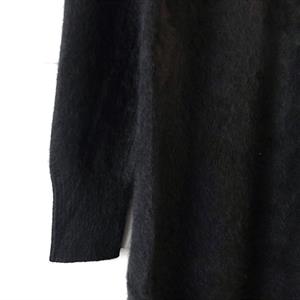 Estheme Knit Dress Raccoon, Black