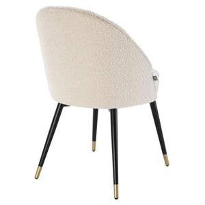 Eichholtz Dining Chair Cooper Set of Two, Boucle Cream