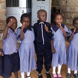 Sponsored children at Kibera Nursary School