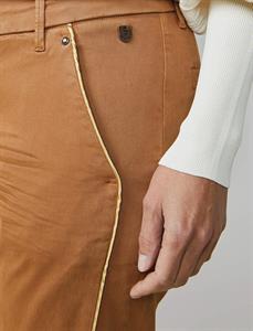 Summum Woman Chino Pant comfy soft Cotton, Walnut