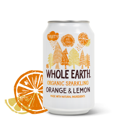 Whole Earth Appelsiini-Sitruuna limu 5 x 330 ml, luomu