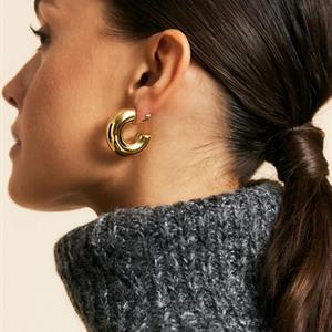 Edblad Chunky Creoles L Gold
