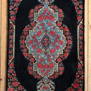 670 Qom silketeppe 90 x 58