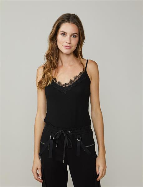 Summum Woman Basic top with lace