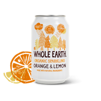Whole Earth Appelsiini-Sitruuna limu 330 ml, luomu