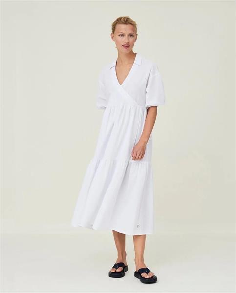 Lexington Adina Organic Cotton Seersucker Dress, White