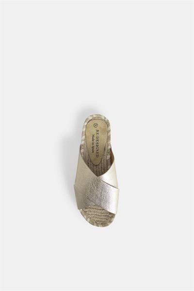 Re:Designed Abbi Sandals, Gold