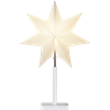 Julstjärna på fot Karo 55cm vit Star Trading