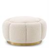 Eichholtz Ottoman Inger, Boucle Cream