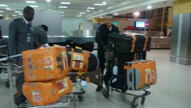Arrival at Kenyatta Airport
