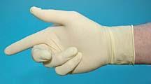 LATEX GLOVES,MED,UNPOWD.BX/100