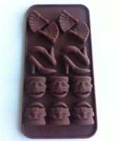 Silikonform sjokoladefigurer 2
