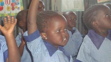 2012 - Kibera Nursary School - inside class 1