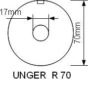 Kvarnkniv R-70 dubbel 4-blad