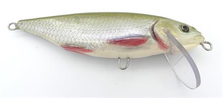Wobbler skadet fisk lys/grå 13cm/40g