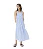 Lexington Leila Organic Cotton Poplin Maxi Dress, Blue Multi Stripe