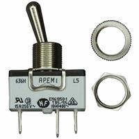 NETTBRYTER  15A 250VAC 12x30mm 636H  SPST on/on
