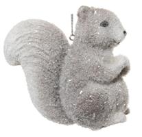 Shishi Squirrel frosted ornament 8cm