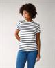 Lexington Stephanie Organic Cotton Tee, Blue/White Striped