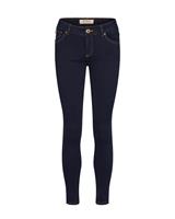 Victoria 7/8 Silk Touch Jeans, Dk. Blue Denim