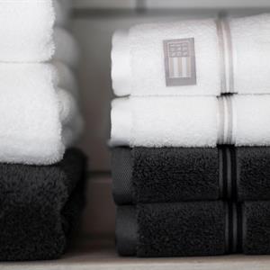 Lexington Hotel Towel 30 x 50 cm, White/Beige