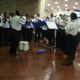 2012 Kibera Band at the Airport - playing for us