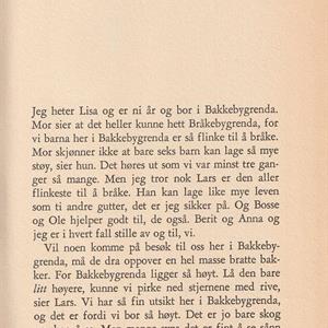 Ingen steder som Bakkebygrenda, 1979