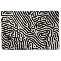 Classic Collection Door Mat Maze 60 x 90 cm, Black/White