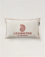 Lexington Logo Embroidered Logo pillow linen blend 30 x 50 cm