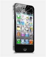 Iphone 4s SKIFTE SKJERM OG GLASS FORAN