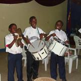 Young percussion section