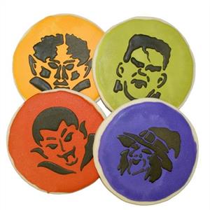 DS "Halloween Monster Faces" Cookie stensil