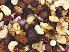 Pähkinä-Suklaa-Hedelmäsekoitus 400 g, luomu