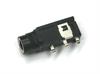 Jalco 1/4-inch phone jack, PCB mount. 3-pins