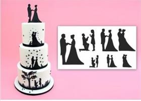 "Wedding Silhouette Set"