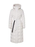 Beaumont Zahra Long Coat, White Pepper