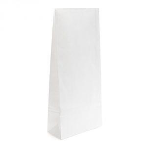 Valkoinen tasapohja paperipussi 4 kg, 10 kpl nippu