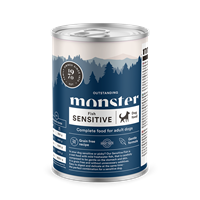 Monster Dog Adult Sensitive White Fish Burk 400g