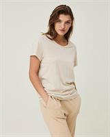 Lexington Ashley Jersey Tee, Beige Melange