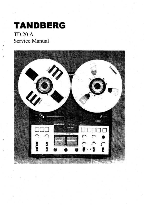TD20A service manual