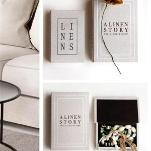 Zelected By Houze Coffee Table Books Set/2, Linen